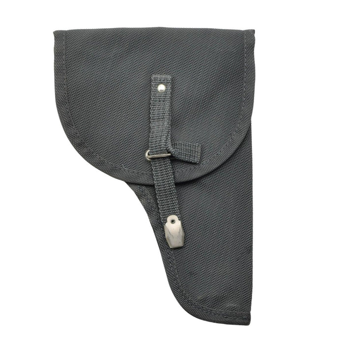 Étui de pistolet militaire italien original, fermeture à boucle épine, polycoton gris - GoMilitar