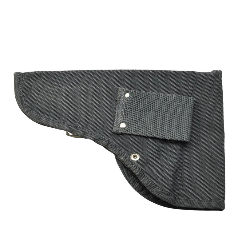 Original Italian Military Pistol Holster Thorn buckle Closure Polycotton Gray - GoMilitar