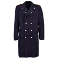Manteau original de la police militaire italienne, long trench-coat des carabiniers italiens avec doublure
