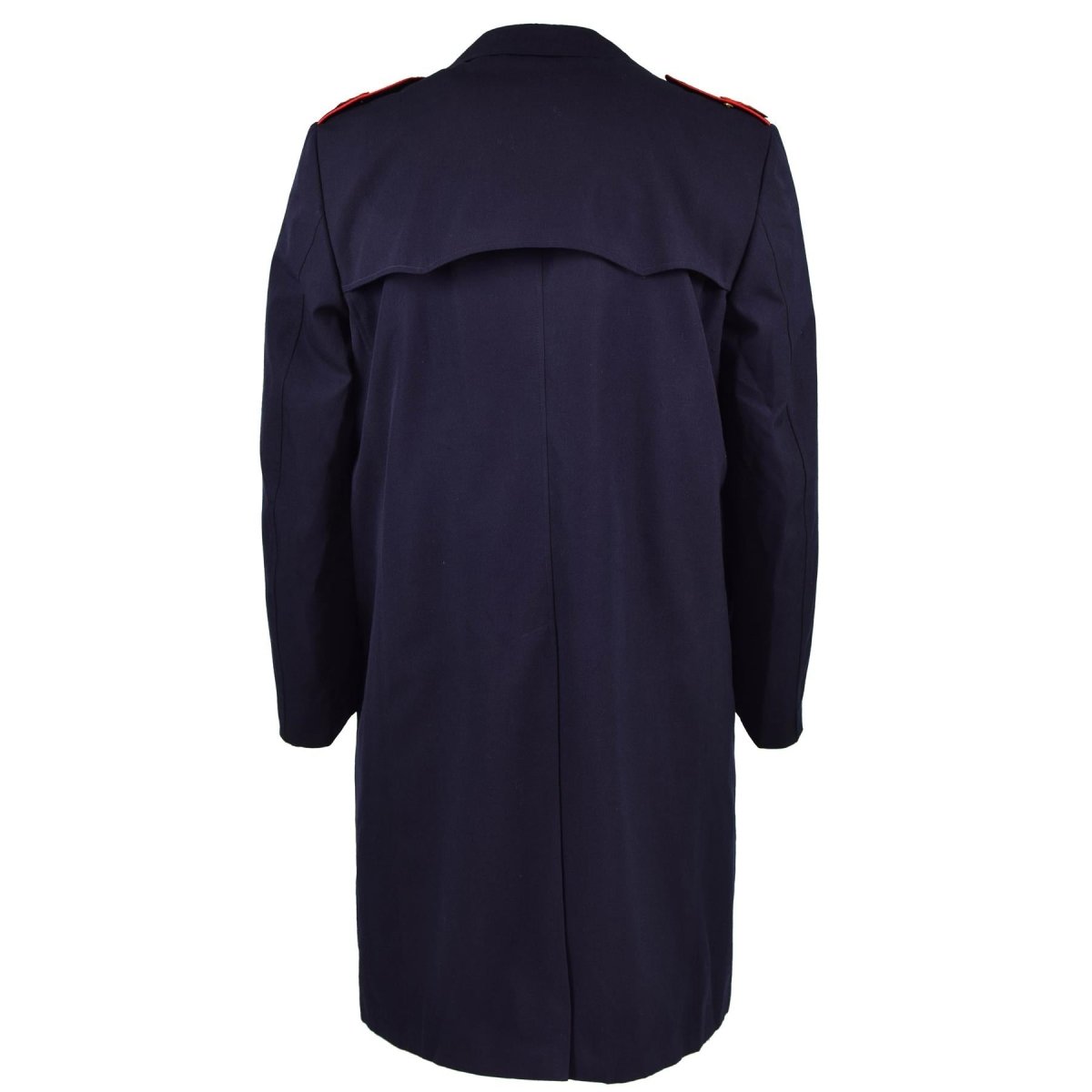 Manteau original de la police militaire italienne, long trench-coat des carabiniers italiens avec doublure
