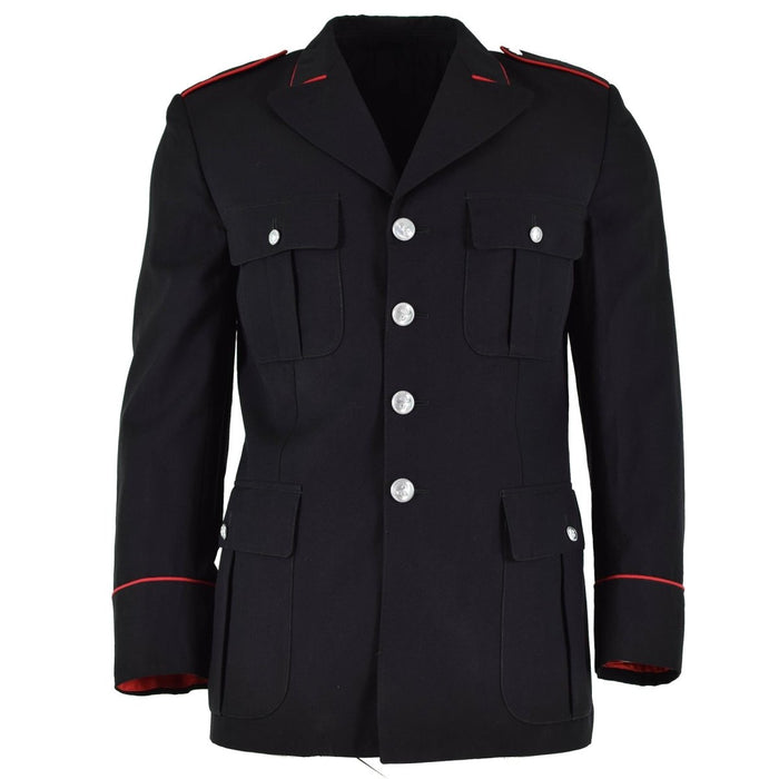 Origineel Italiaans militair politiejasje officieel officier formeel zwart uniform - GoMilitar