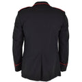 Veste de police militaire italienne originale, uniforme officiel noir formel d'officier