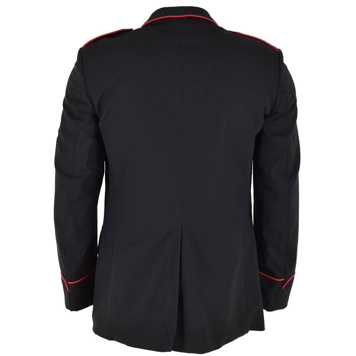 Veste de police militaire italienne originale, uniforme officiel noir formel d'officier