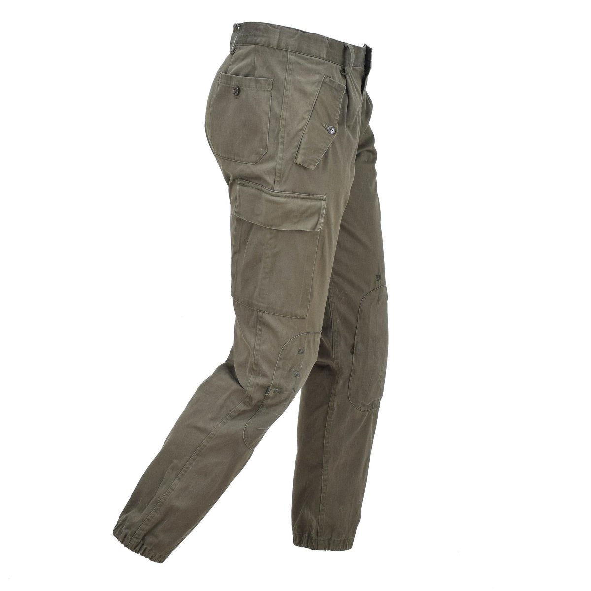 Pantalon de travail militaire italien original, pantalon cargo renforcé pour uniforme de travail
