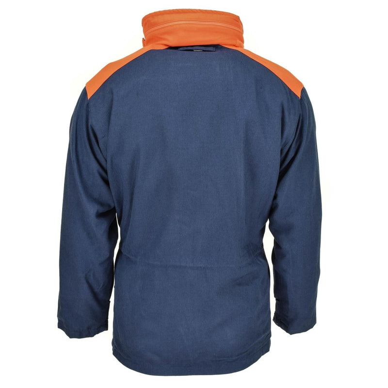 Originele Italiaanse trilamineerde marine parka jas vintage waterdicht nieuw nieuw