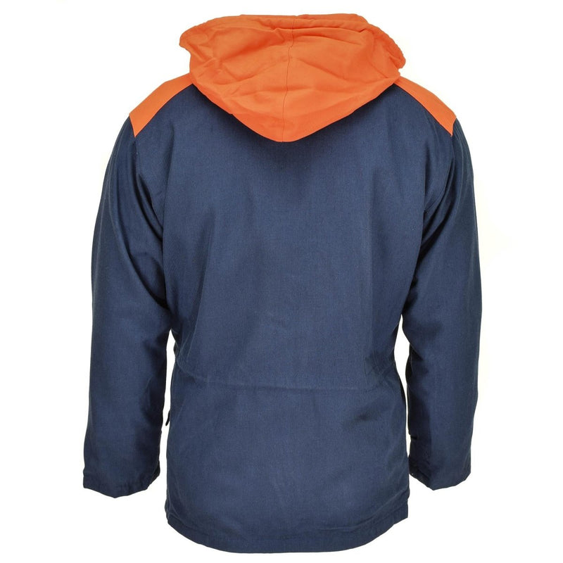 Originele Italiaanse trilamineerde marine parka jas vintage waterdicht nieuw nieuw