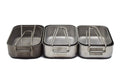 Origineel militair probleem Mess Tins roestvrijstalen camping Outdoor servies set