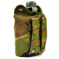 Gourde originale de l'armée néerlandaise avec tasse et housse camouflage