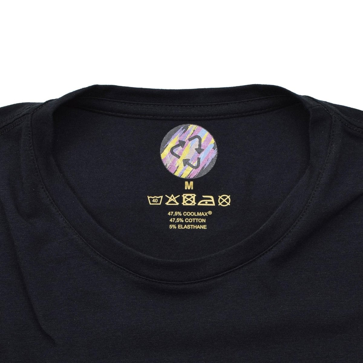 T-shirts tactiques noirs militaires néerlandais originaux Coolmax à séchage rapide NEUF