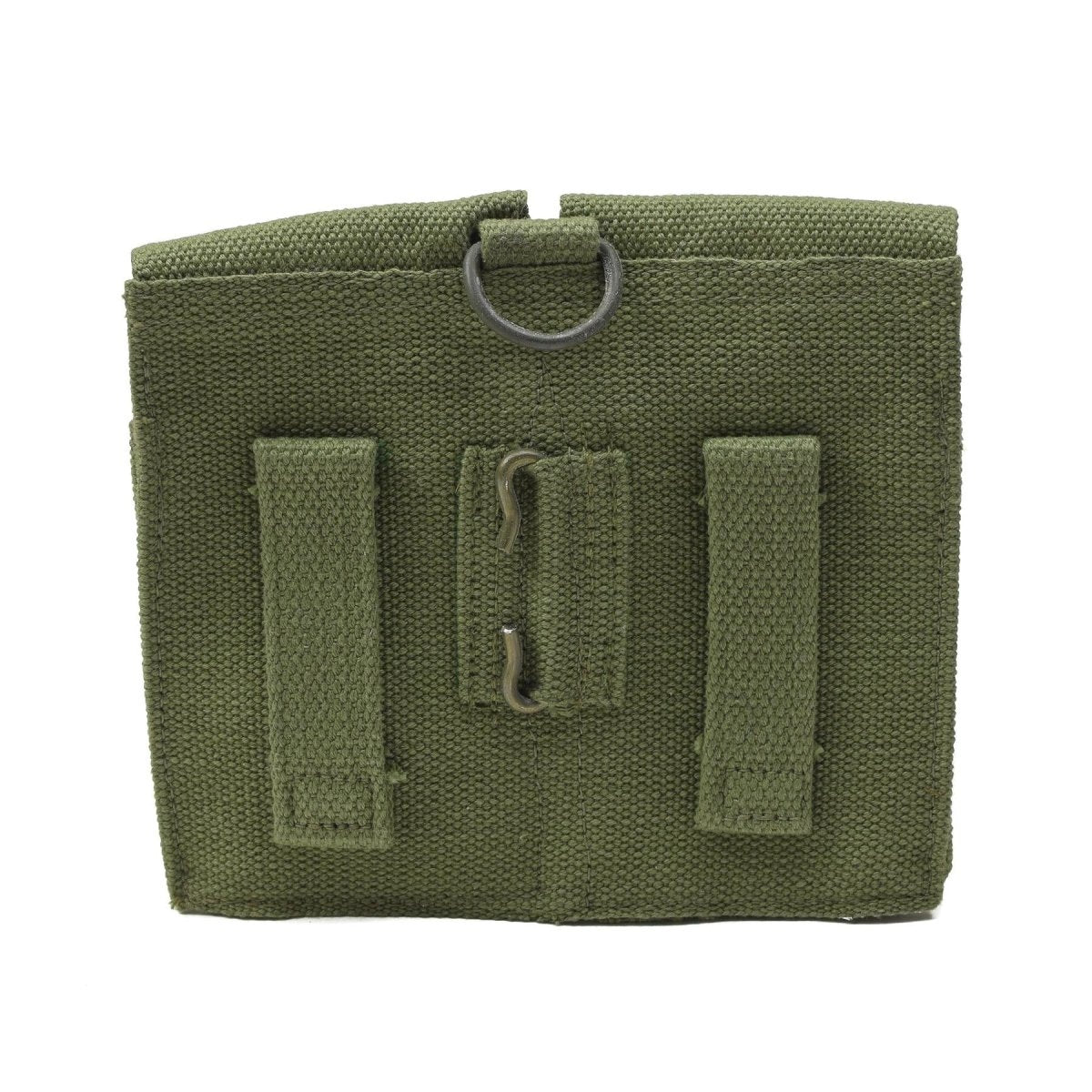Origineel Noors leger magazine pouch vintage dubbele munitie tas groen canvas nieuw