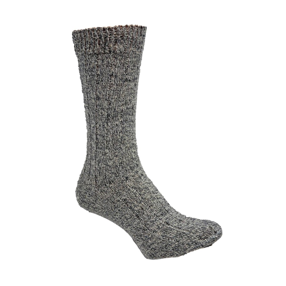 Chaussettes militaires norvégiennes originales en laine mérinos, respirantes, Trend Line, gris