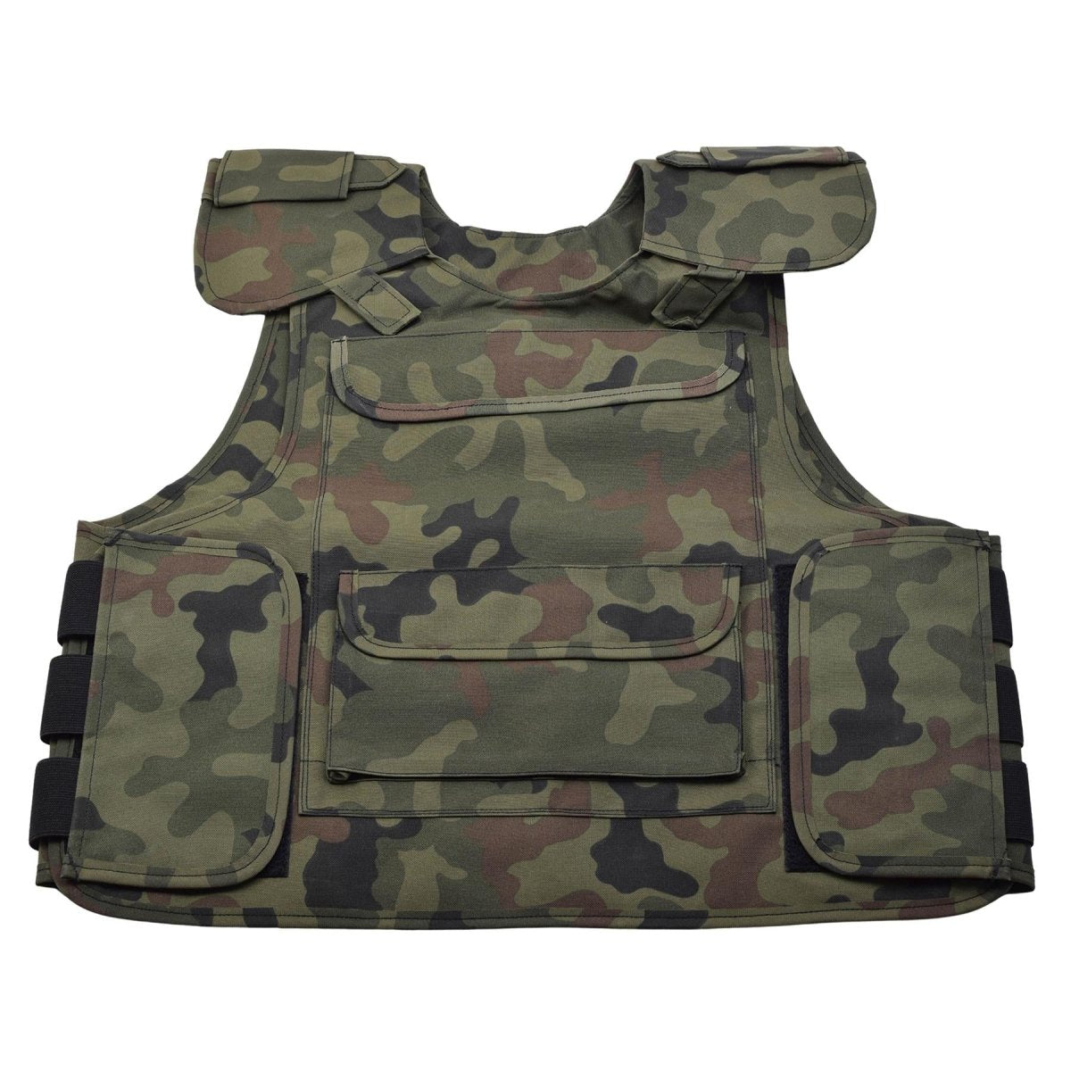 Origineel Pools Militair Gevechtsvest Kogelvrij Ballistisch Poolse Bloemblaadjes Camo
