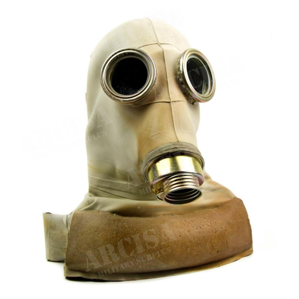 Original Polonais Militaire Soviétique Era SR 1 Masque À Gaz Objet De Collection Vintage Gris