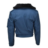 Veste de pilote originale de l'ARC de l'Aviation canadienne, surplus militaire bleu