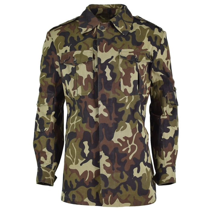 Origineel Roemeens troepenveldjack m93 camouflageblad BDU parka militaire uitgave - GoMilitar
