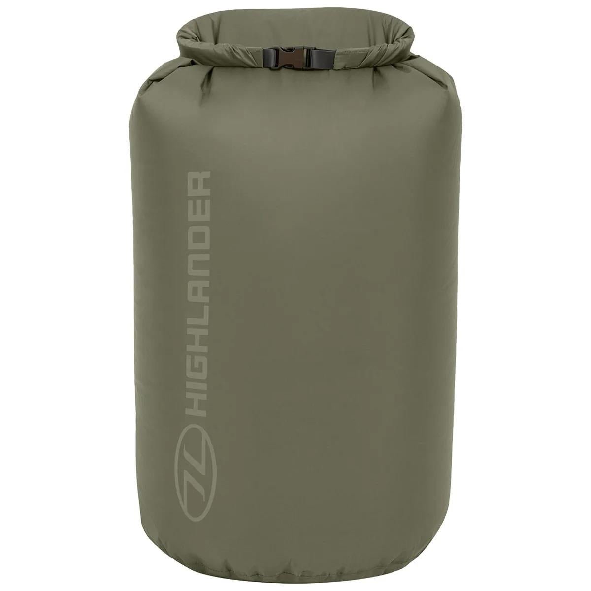 Originele Schotse militaire dry bags 1L–40L Roll Top Quick Release Buckle Olive