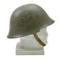 Casque tactique serbe original en acier avec jugulaire pour équipement de combat Olive