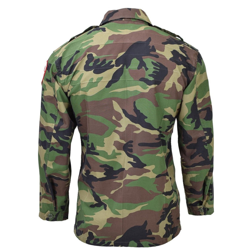 Originele Zuid -Koreaanse militaire tactische shirts M90 Woodland Camo Combat Field