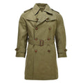 Originele Spaanse militaire trenchcoat Gabardine Formal Field Beige