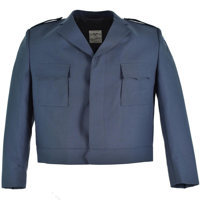 Origineel Zweeds luchtmachtjack blauw parade-uniform pak top militair surplus - GoMilitar