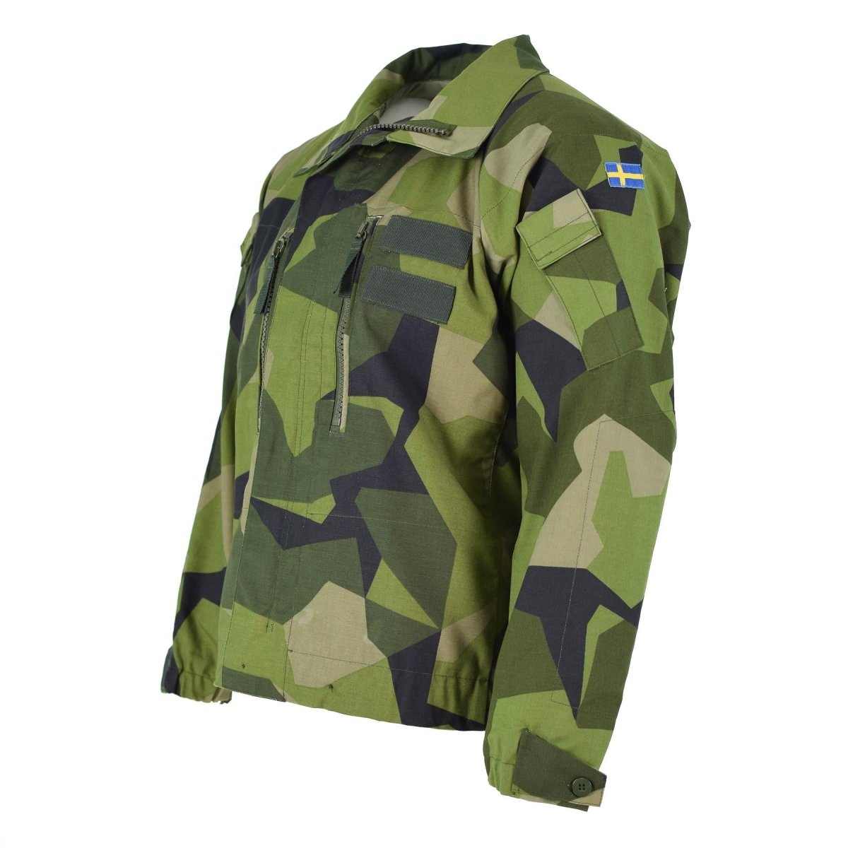 Veste de combat de campagne originale de l'armée suédoise M90 ​​avec camouflage éclaté NEUF