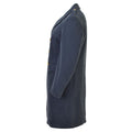 Originele Zweedse militaire blauwe overjas wol gouden knoppen vintage lange jas
