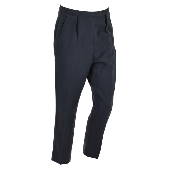 Originele Zweedse militaire formele broek met steekzakken en plooien aan de voorkant blauw - GoMilitar