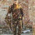 Veste de combat originale de l'armée suisse M83 Alpenflage Camo Jacket Shirt zippée