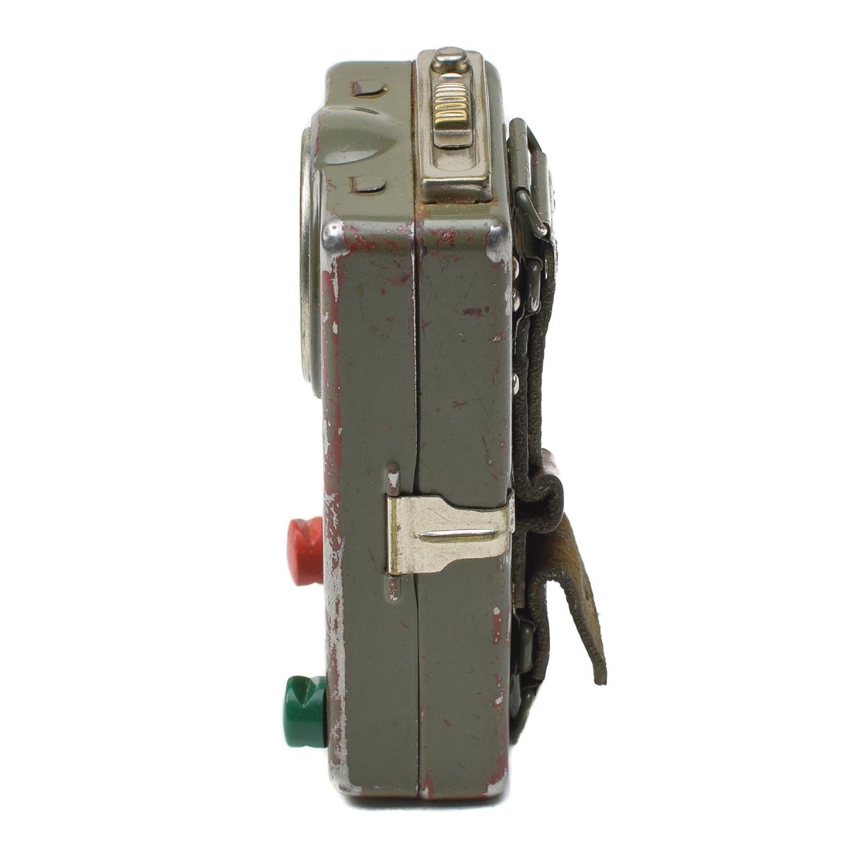 Lampe de signalisation militaire originale de l'armée suisse, lampe de poche de couleur verte et rouge, lampe de poche d'urgence