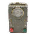 Lampe de signalisation militaire originale de l'armée suisse, lampe de poche de couleur verte et rouge, lampe de poche d'urgence