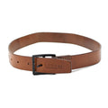 Ceinture de pantalon originale de l'armée suisse décontractée classique en cuir marron surplus militaire NEUF