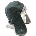 Casquette d'hiver originale de l'armée suisse Chapeau de froid en laine grise de l'armée suisse
