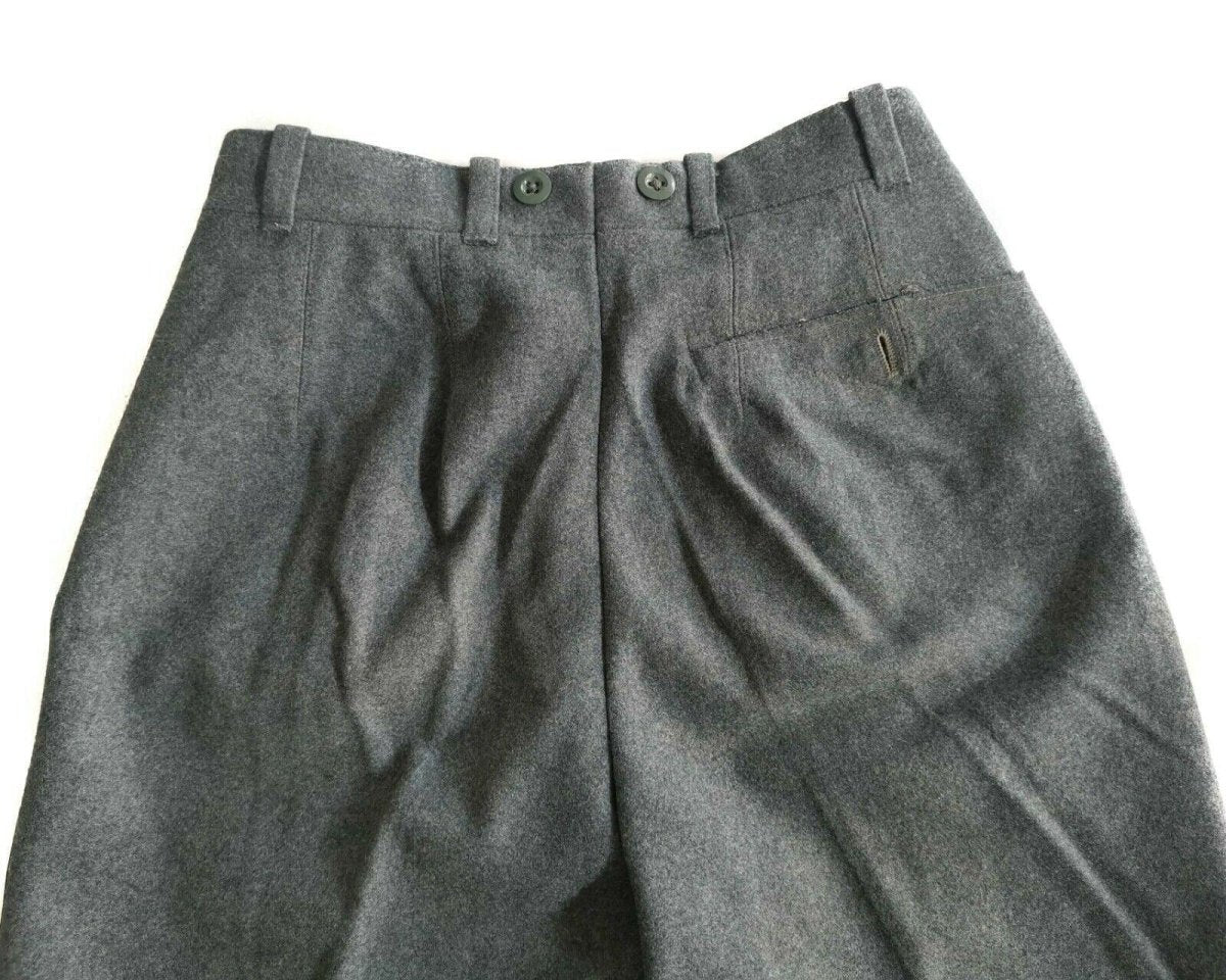 Pantalon en laine d'origine de l'armée suisse, pantalon de campagne militaire excédentaire Suisse