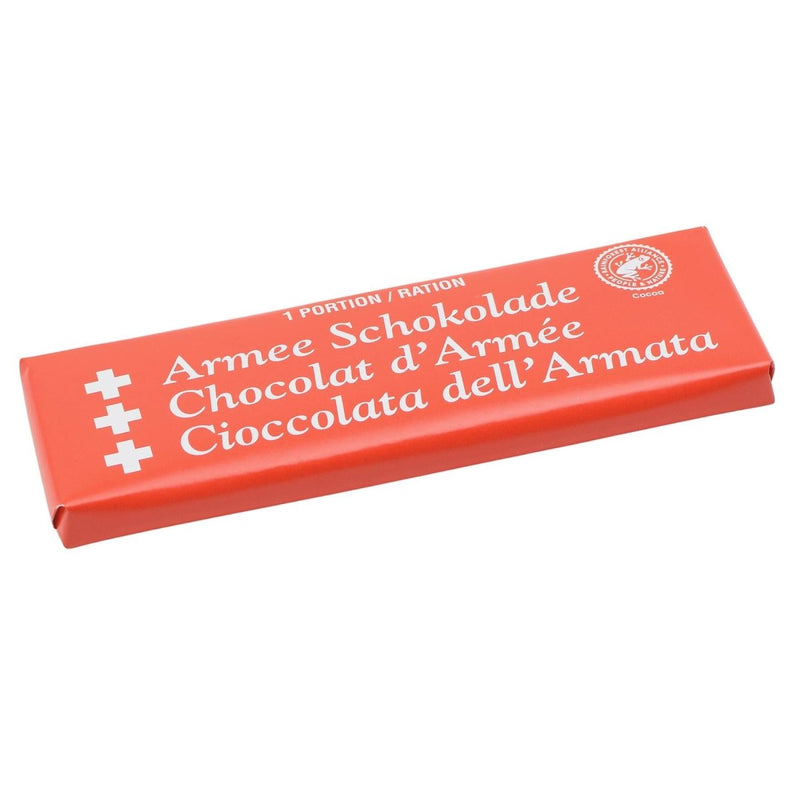 Original Swiss Military Chocolate Bar Long Shelf Life Emergency rations - GoMilitar