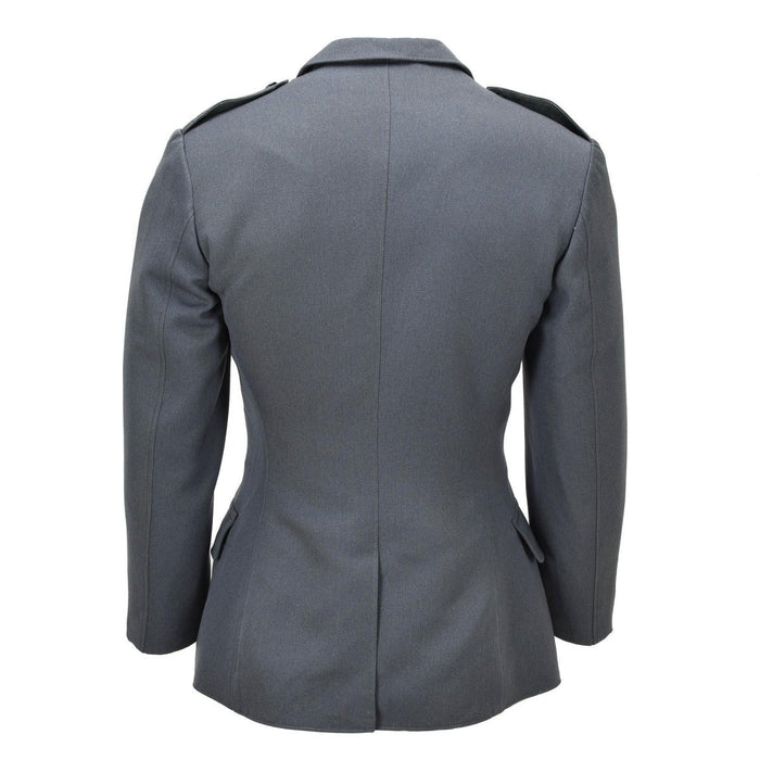 Veste formelle militaire suisse originale, 4 poches, épaulettes, gris - GoMilitar
