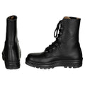 Originele Zwitserse militaire M95 gevechtslaarzen leer Army Surplus Issue zwart