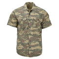 Chemises de campagne originales de l'armée turque, camouflage ripstop durable, manches courtes, tactique