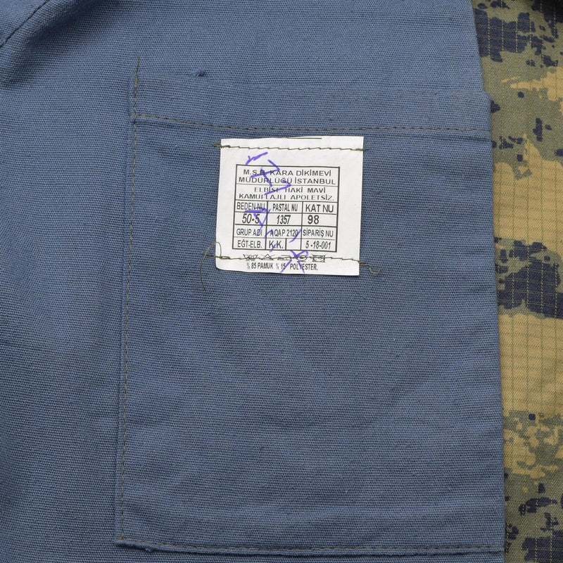 Originele Turkse leger tactische jas blauw digitale camouflage duurzame ripstop