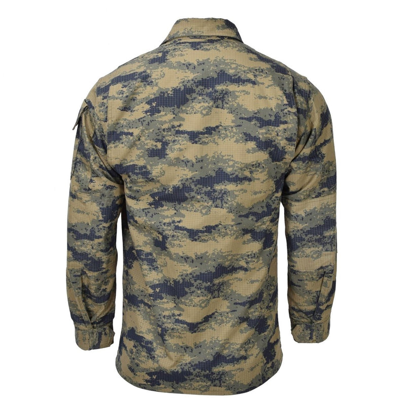 Originele Turkse leger tactische jas blauw digitale camouflage duurzame ripstop