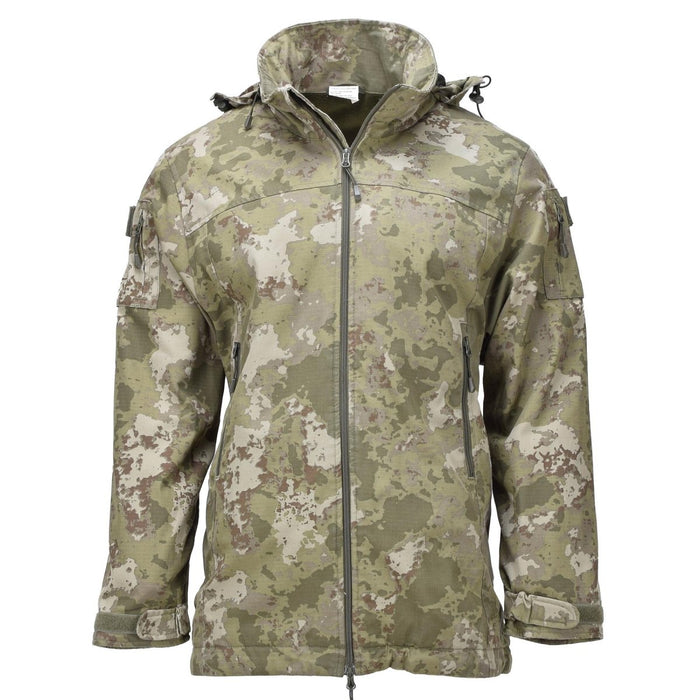 Parka de campagne turque originale, matériau RipStop, capuche Fooldaway, camouflage Kama - GoMilitar