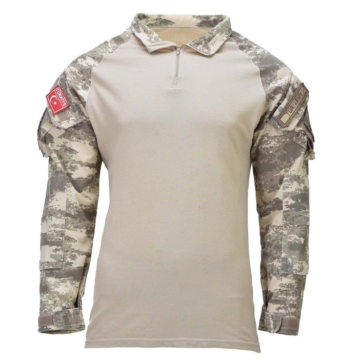 Chemise de combat militaire turque originale tissu extensible tactique M2021 Camo - GoMilitar