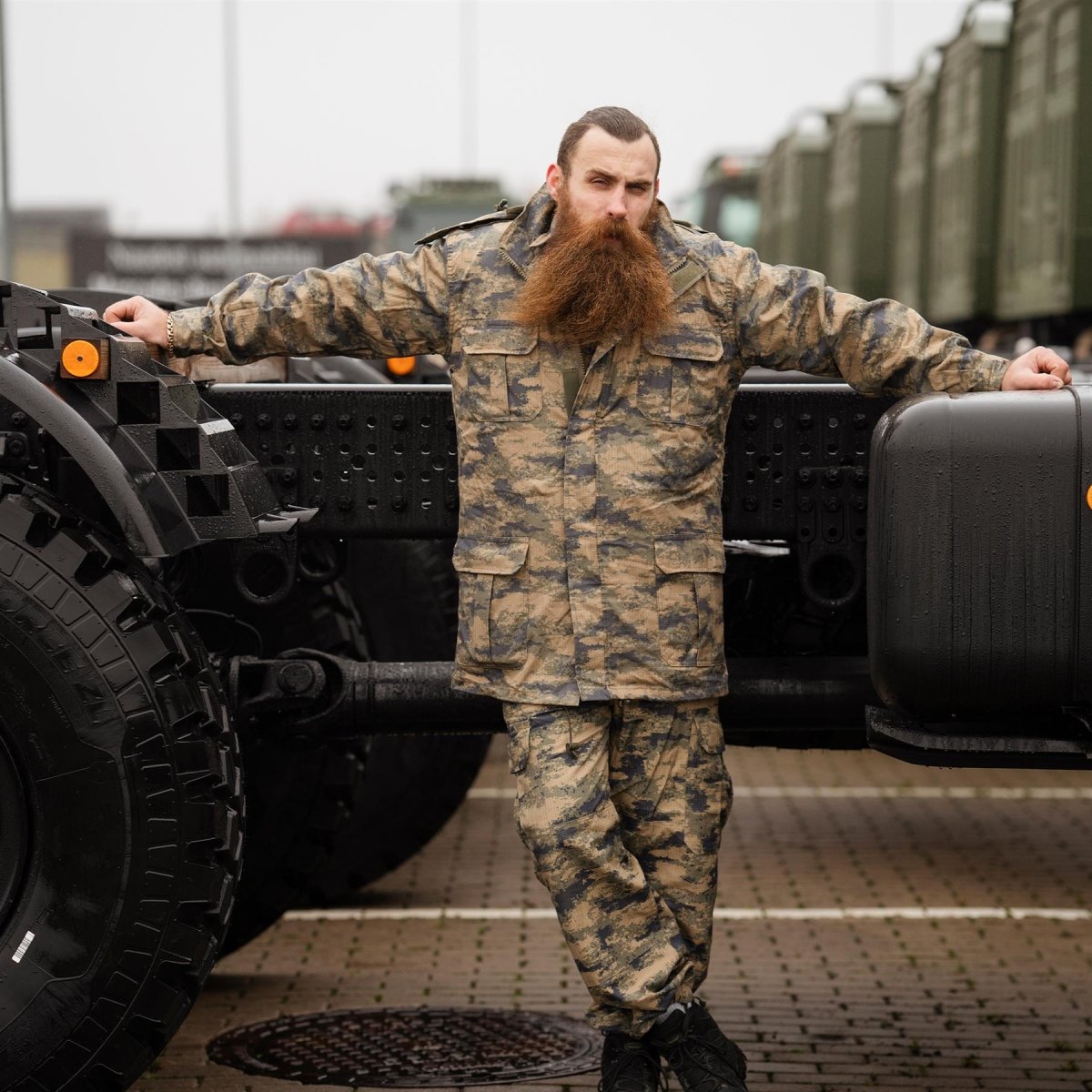Originele Turkse militaire digitale camouflageparka met duurzame tactische ripstop-voering