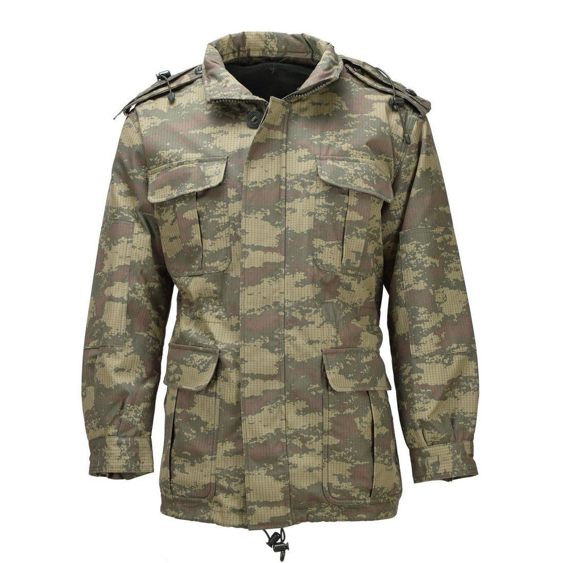 Parka militaire turque originale, doublure polaire Ripstop, camouflage M2008