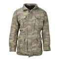 Veste de parachutiste militaire turque originale parka camouflage ripstop doublée armée