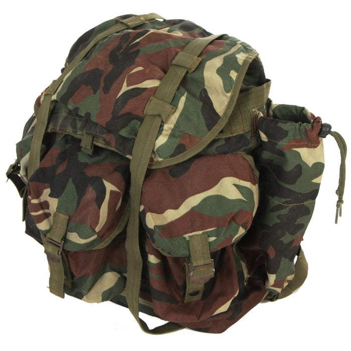 Sac à dos tactique militaire turc original en nylon camouflage avec plusieurs poches et bretelles réglables