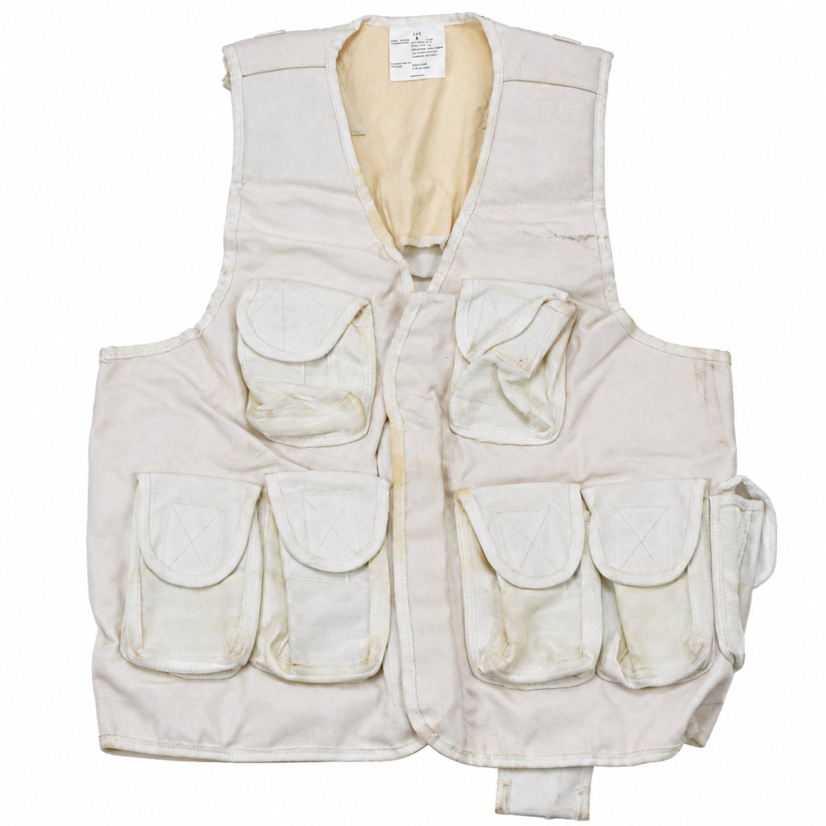 Origineel Turks militair tactisch vest Multi Pouch Field Utility wit