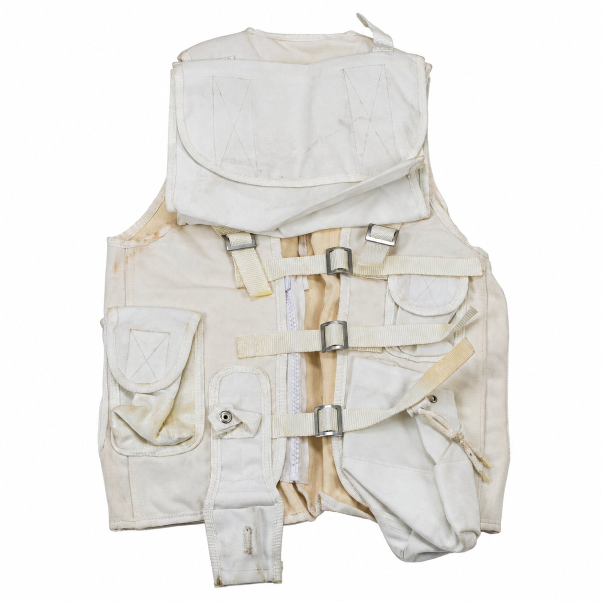 Origineel Turks militair tactisch vest Multi Pouch Field Utility wit