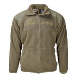 Veste polaire tactique originale de l'armée américaine pour temps froid, épaules renforcées, Olive