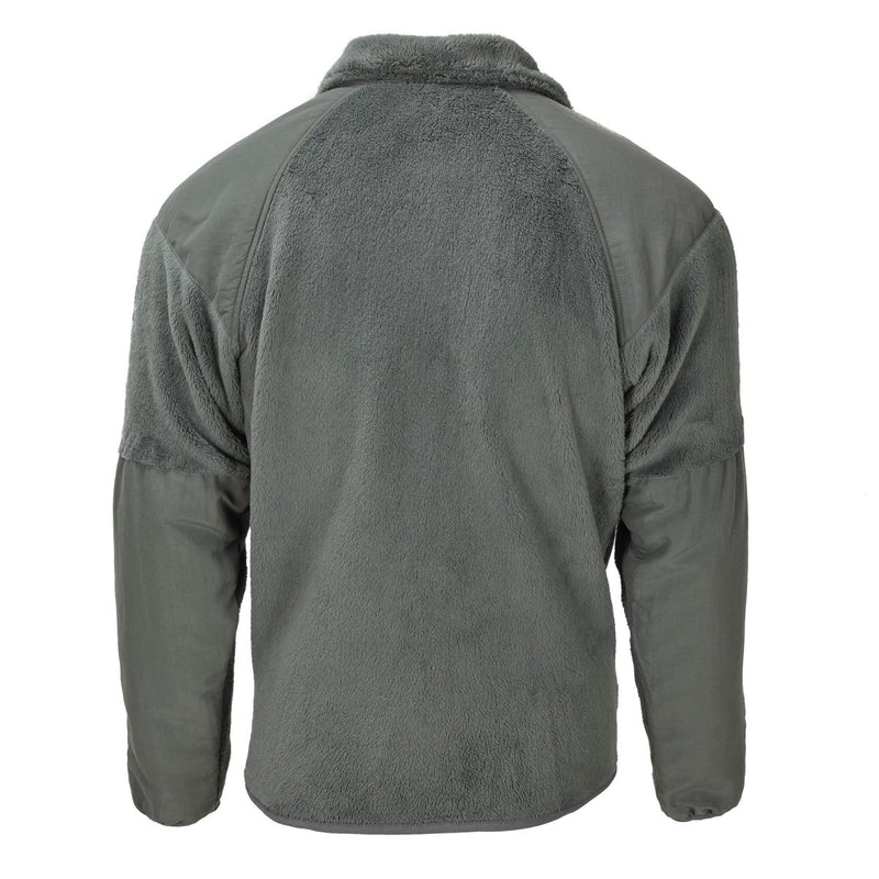 Veste polaire tactique originale de l'armée américaine pour eau froide, épaules renforcées, olive