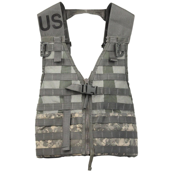 Gilet tactique original de l'armée américaine MOLLE II réglable taille unique gris foncé - GoMilitar